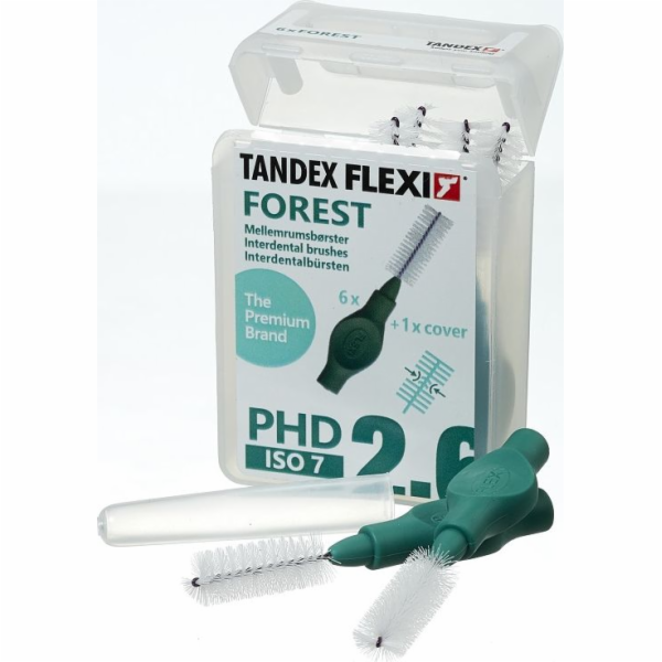 Tandex Tandex (6 ks) Zubní kartáčky Flexi Medium FOREST 2...