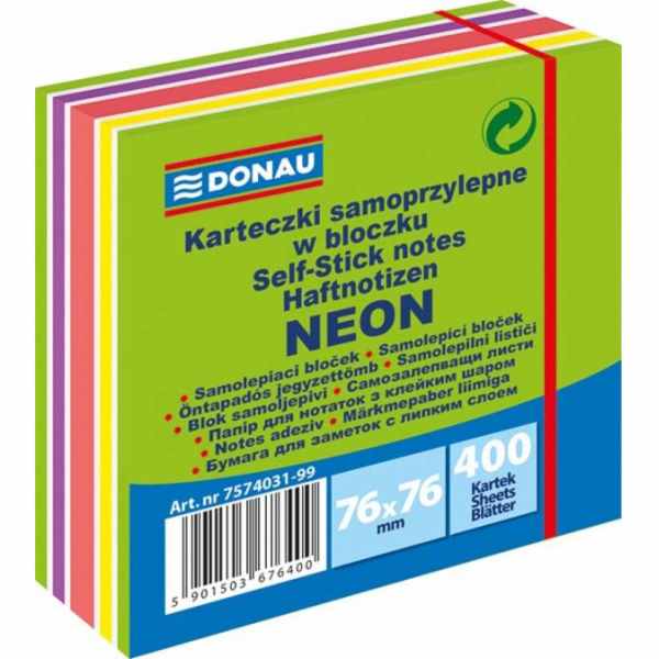 Donau Sticky Notes. 76 x 76 mm, (7574031PL-99)