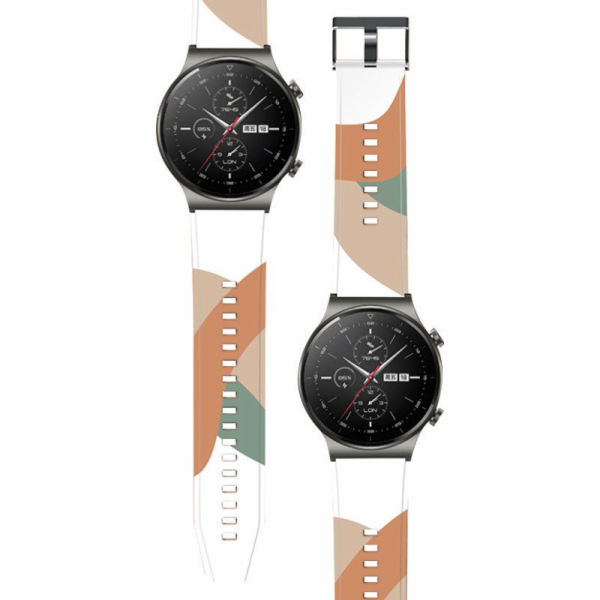 Hurtel Strap Camo náramek pro Huawei Watch GT2 Pro Siliko...
