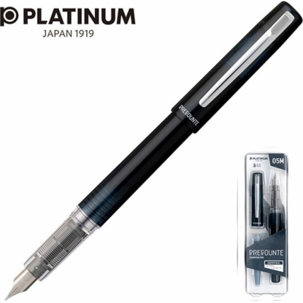 Plnicí pero Platinum Platinum Prefounte Graphite Blue, M,...