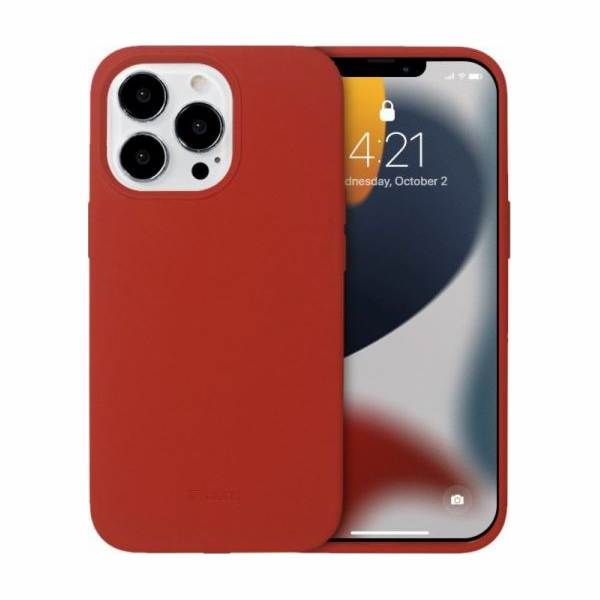 Barevný kryt Crong Crong – obal na iPhone 13 Pro (červený)