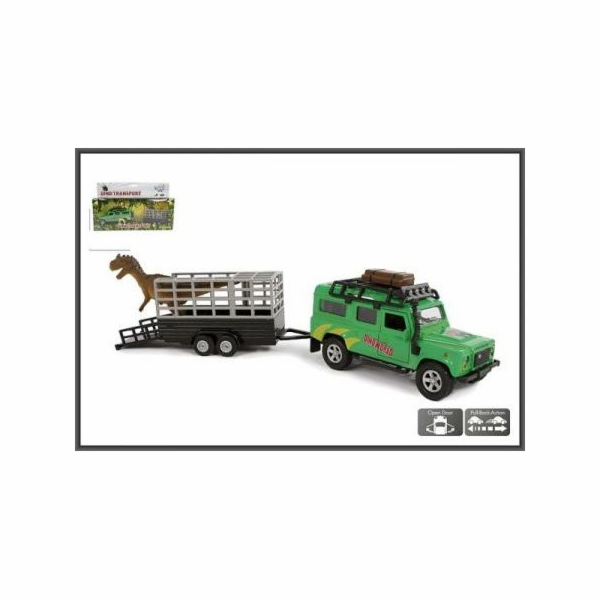 Trailer Hipo Auto Land Rover s dinosaurem