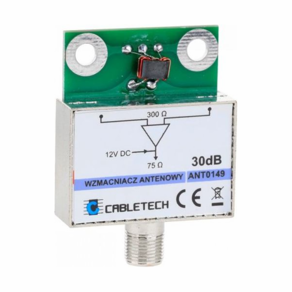 Cabletech LNA-177 stíněný anténní zesilovač 30dB (ANT0149)