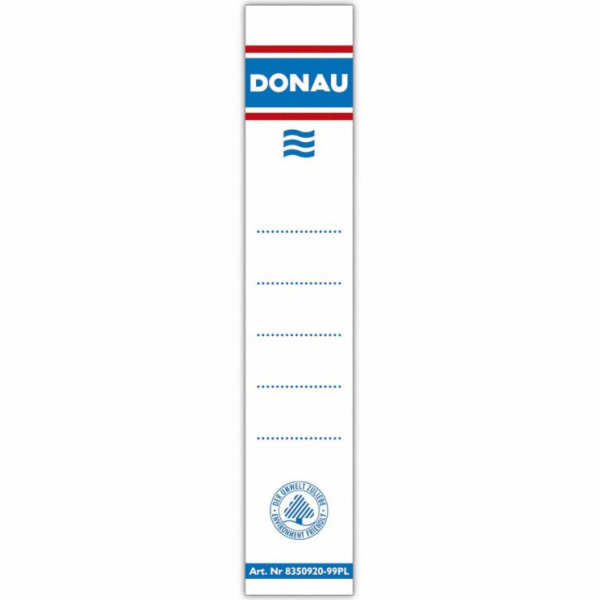 Donau Samolepící etikety na pořadač (8355920-09PL)