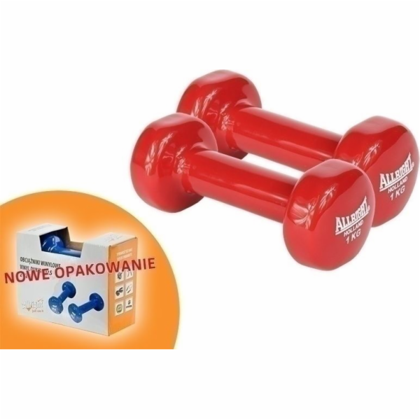 Allright činky FE04027 vinyl 2 x 1 kg