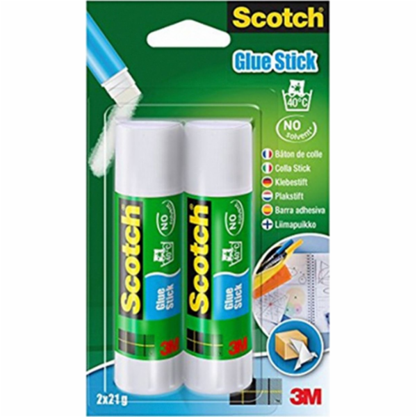 Lepicí tyčinka Scotch (2x6221D) Kancelář, přívěsek, 2 ks....
