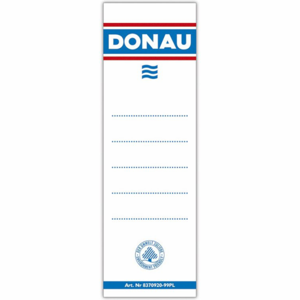 Donau Samolepící etikety na pořadač 54x153mm (8375920-09PL)