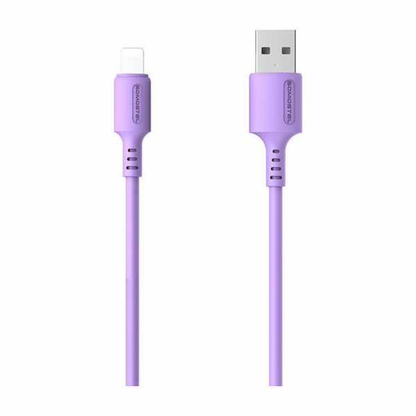 Somostel USB-A – Lightning kabel 1,2 m fialový (SMS-BP06 ...