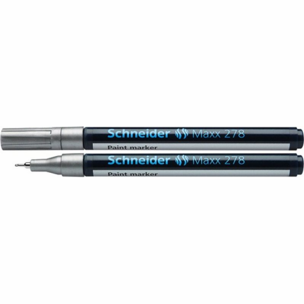 Olejový značkovač Schneider Maxx 278, stříbrný