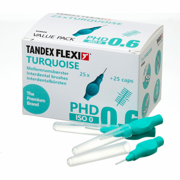 Tandex Tandex (25 ks) Zubní kartáčky Flexi X-micro Turqui...