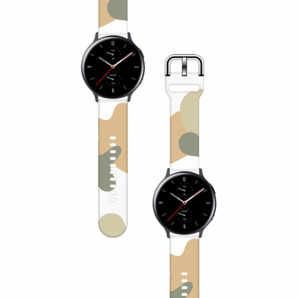 Hurtel Strap Camo Band pro Samsung Galaxy Watch 42mm sili...