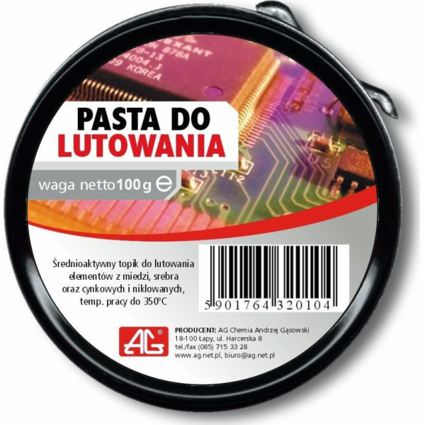 AG TermoPasty CHE1405 Pájecí pasta 100g AG