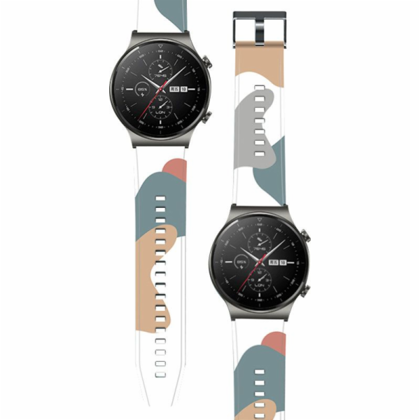 Hurtel Strap Camo náramek pro Huawei Watch GT2 Pro Siliko...