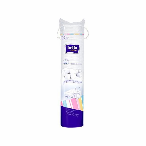 Vatové tampony Bella Cosmetic 120 ks.