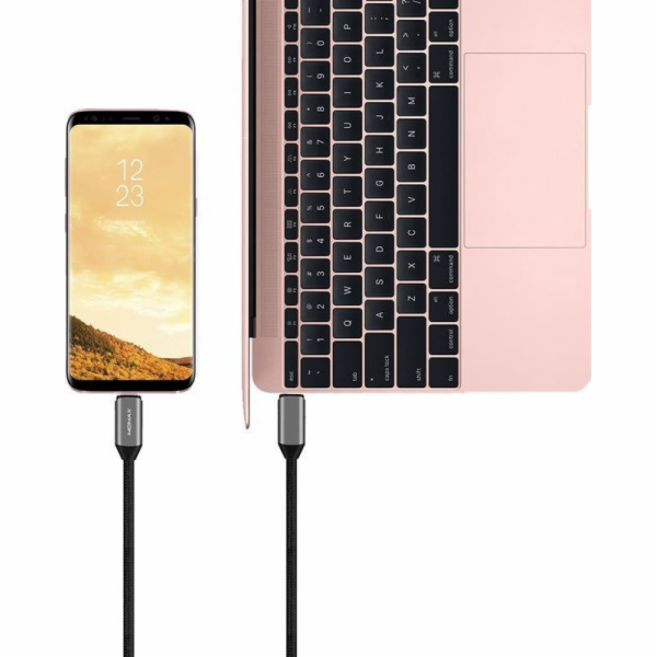 Momax USB-C – USB-C kabel USB 1 m černý (36317-uniw)