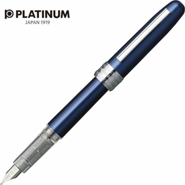 Platinum Plnicí pero Platinum Plaisir Blue, F, modré