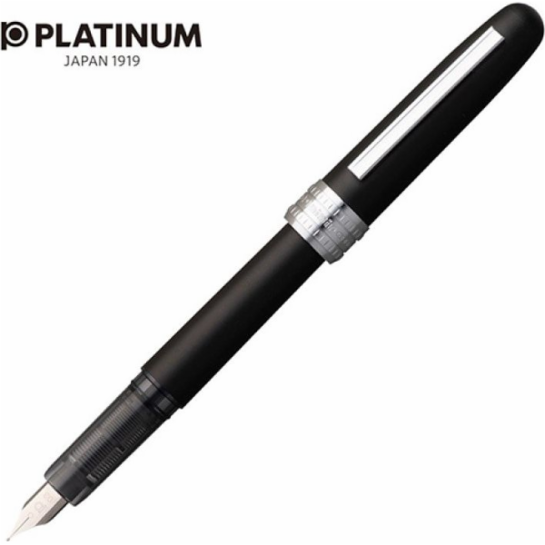 Platinum Plnicí pero Platinum Plaisir Black Mist, M, matn...