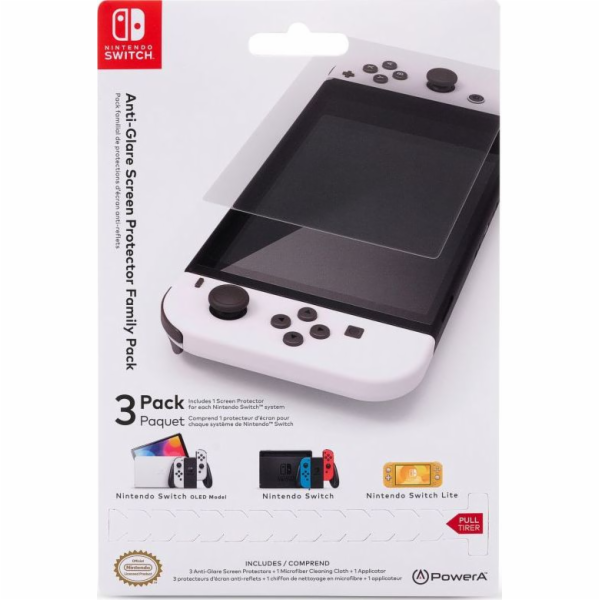 PowerA Sada chráničů obrazovky pro Nintendo Switch (NSAC0...