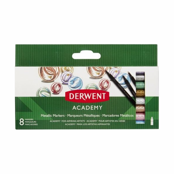 Derwent Academy metalické popisovače 8 ks