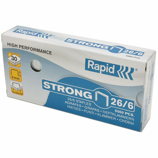 Rychlé sponky 26x6 Strong, 5000 ks (24862000)