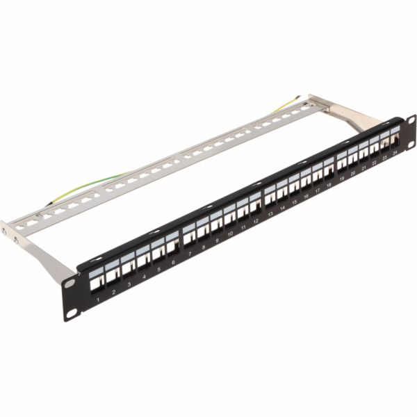 Patchpanel 1U 19 24x slot keystone (PP-24/FX/C)