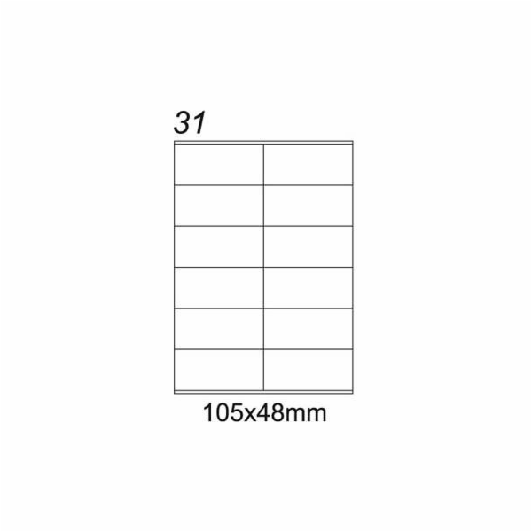 Emerson Label 105x48 (eta4105x048w)