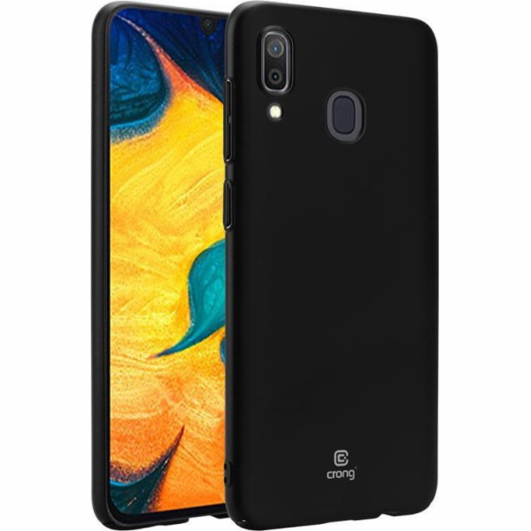 Pouzdro Crong Smooth Skin pro Samsung Galaxy A30 (černé)
