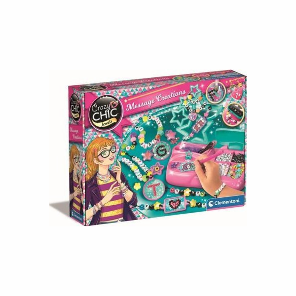 Clementoni - CRAZY CHIC Sada na výrobů šperků s písmenky