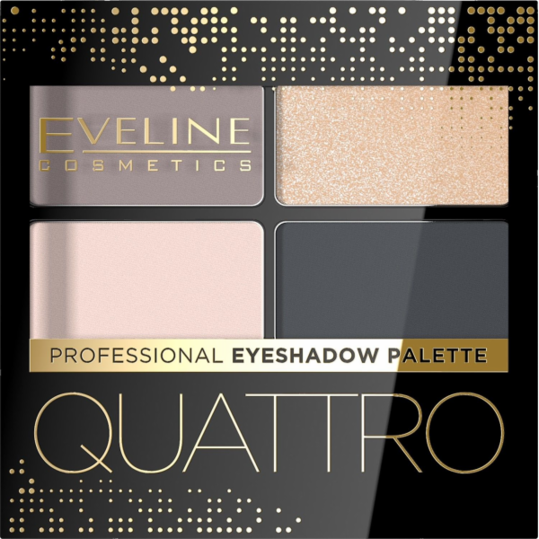 Eveline Eveline Quattro Quadruple oční stíny č. 02 3,2g