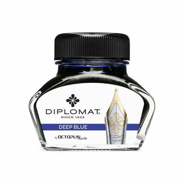 Diplomat inkoust Diplo Octopus sklenice 30 ml tmavě modrá