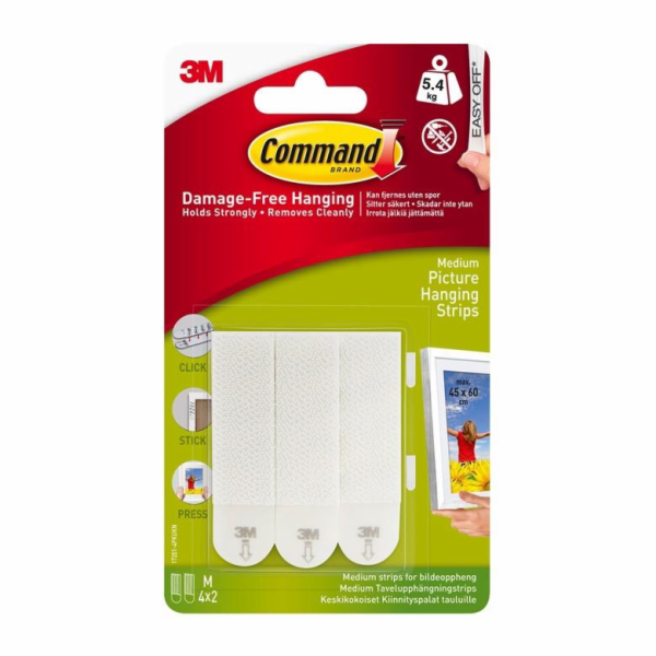 Popruhy na zavěšení batohů COMMAND T17201C, 4 páry