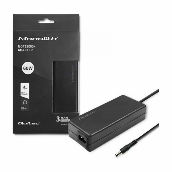 Zdroj Qoltec Stolní zdroj 60W | 12V | 5A | 5,5*2,5 | + na...