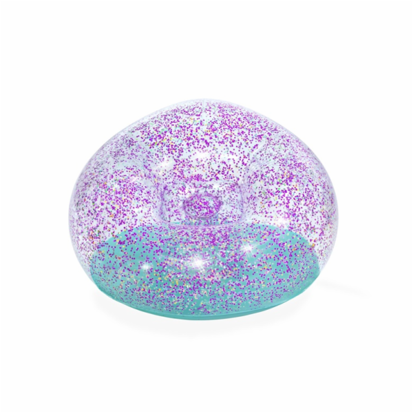Nafukovací křeslo Bestway Glitter Dream, 114 x 112 cm