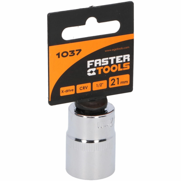 Hlava šroubu Faster Tools 1/2" 21 mm 1037