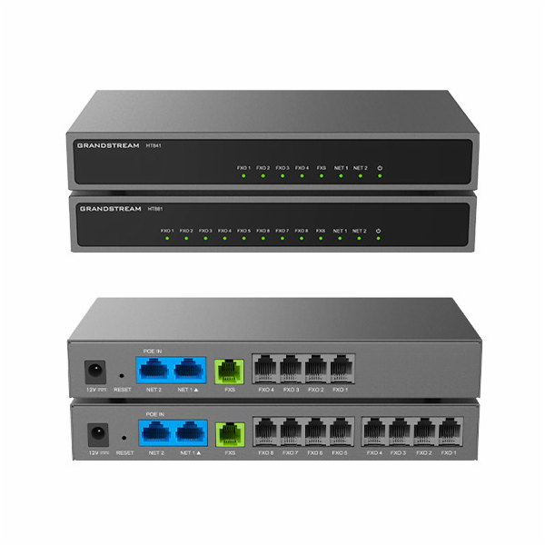 Grandstream&nbsp;HT881&nbsp;FXO&nbsp;brána,&nbsp;8xFXO,&nbsp;1xFXS