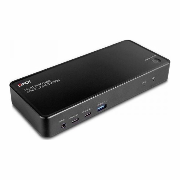 2 port Typ C MST KVM dokovací stanice, dokovací stanice