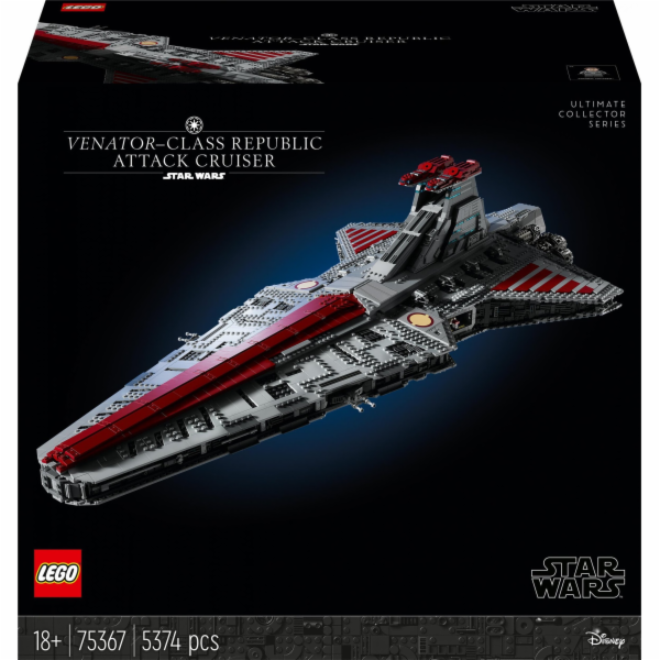 Stavební hračka útočného křižníku třídy 75367 Star Wars R...