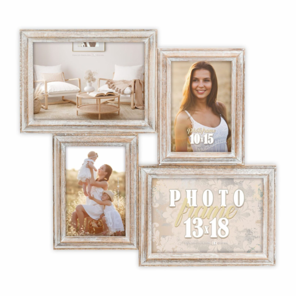 ZEP Rosel Natural 4Q Galerie Holz 2x10x15 2x13x18      AC...