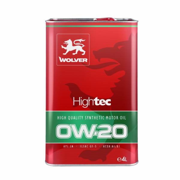 Automobilový motorový olej Wolver 0W - 20 4L