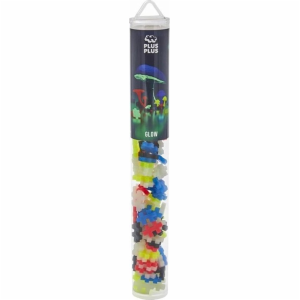 Plus Plus PLUS-PLUS GLOW TUBE - 100 PRVKŮ
