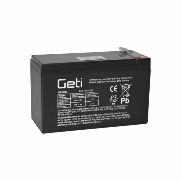 Geti baterie olověná 12V 7.0Ah (konektor 4,75mm)