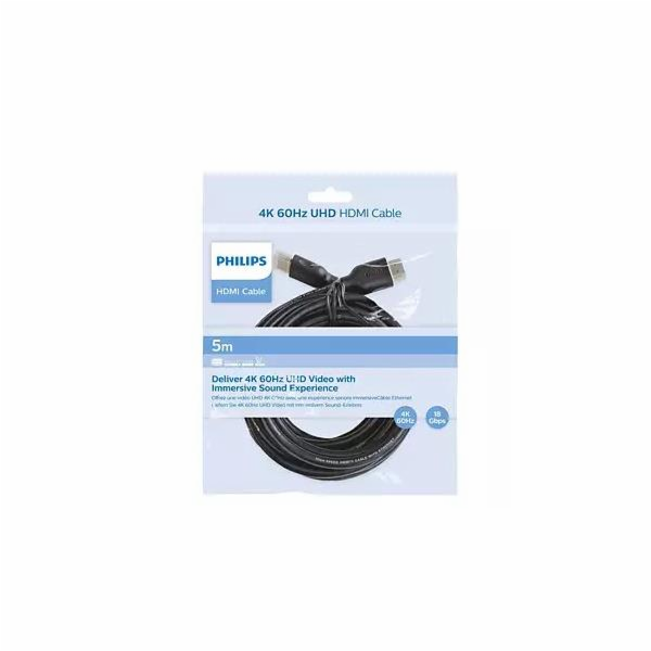 Kabel PHILIPS HDMI M, HDMI M, 5m, černý SWV5551/00