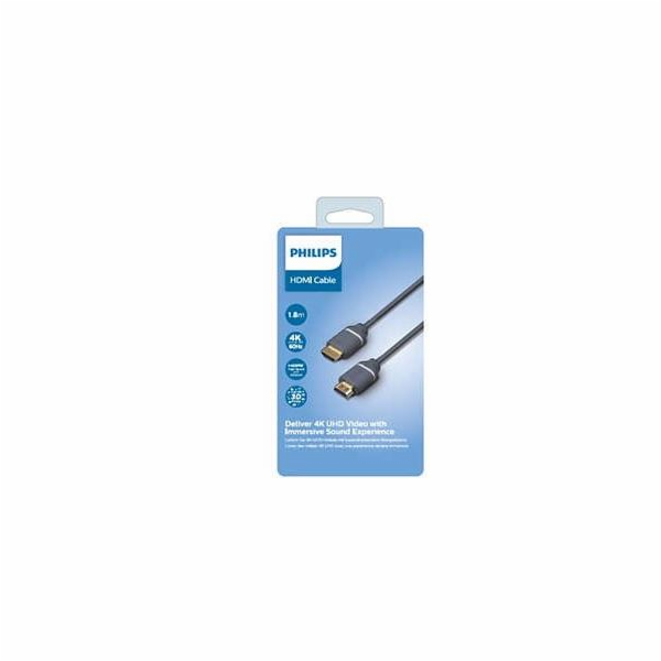 Kabel PHILIPS HDMI M, HDMI M, 1,5 m, šedý SWV5610G/00