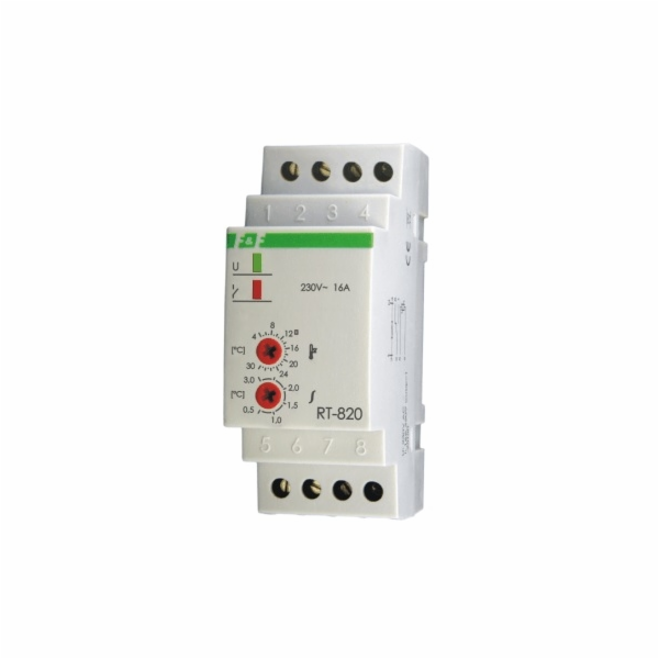 F&F Regulátor teploty 230V 16A RT-820