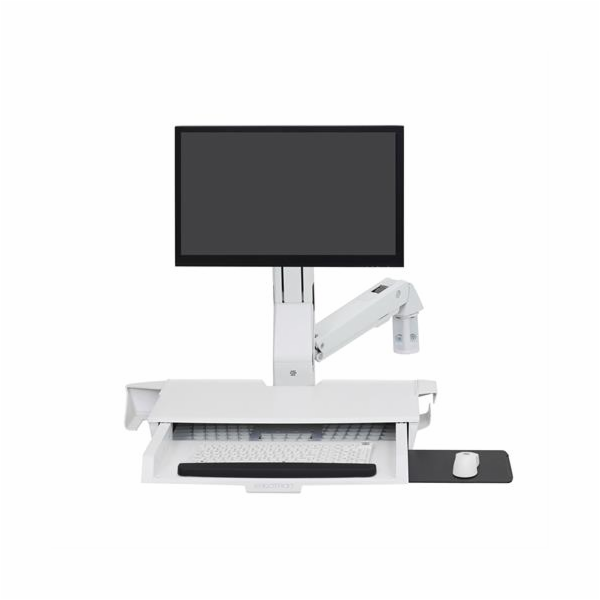 ERGOTRON StyleView® Sit-Stand Combo Arm s prac. plochou,n...