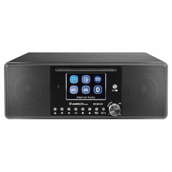 Albrecht DR 895 CD Hybridradio schwarz