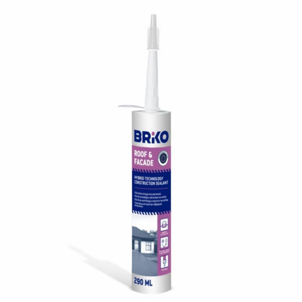 Tmel BRIKO STŘECHA / FASÁDA, 290 ml, transparentní