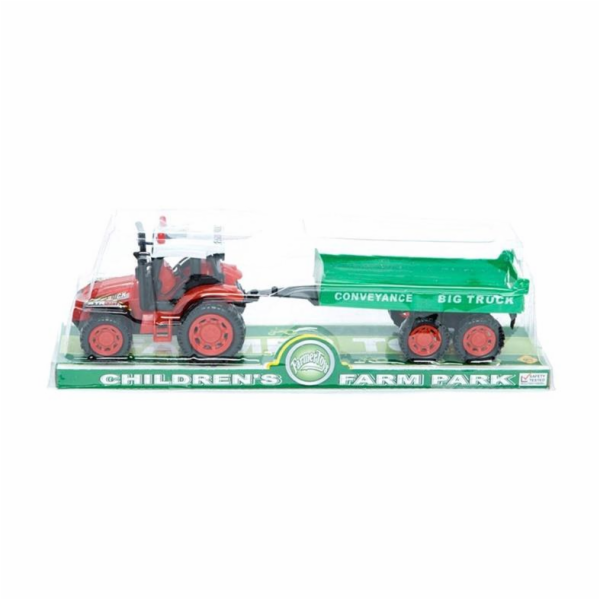 Hrací traktor s přívěsem