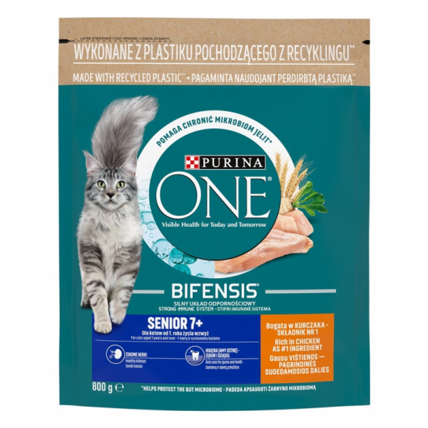 PURINA One Bifensis Senior 7+ - suché krmivo pro kočky - ...