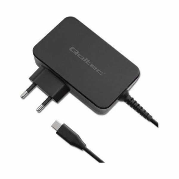 Qoltec 52388 Nabíječka GaN POWER PRO | 1xUSB-C | 100W | 5...